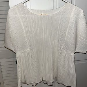 Madewell white blouse